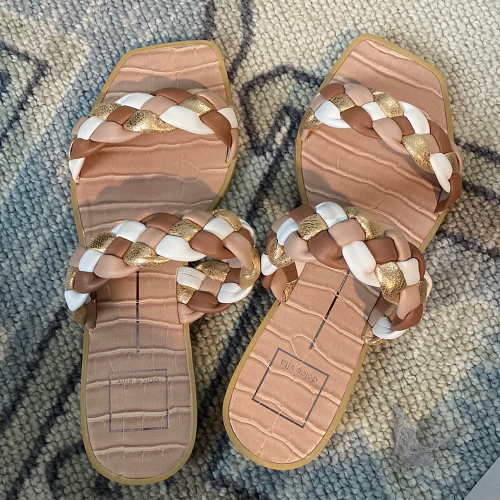 Dolce vita sandal Indy natural multi stella NEW